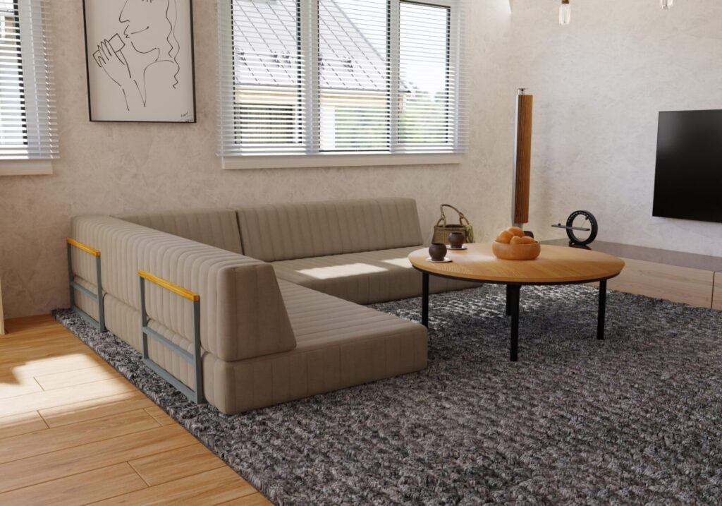 つみきソファとこたつテーブルWELLS